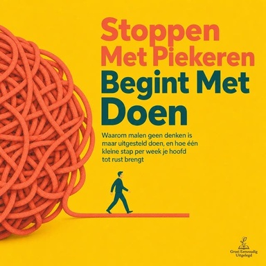 Stoppen Met Piekeren Begint Met Doen: Waarom Malen Geen Denken Is Maar Uitgesteld Doen, En Hoe Één Kleine Stap per Week Je Hoofd Tot Rust Brengt
