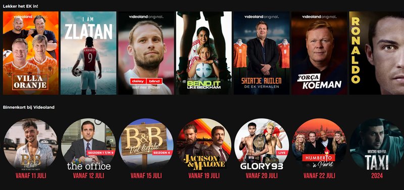 Nieuw op Videoland: Juli 2024