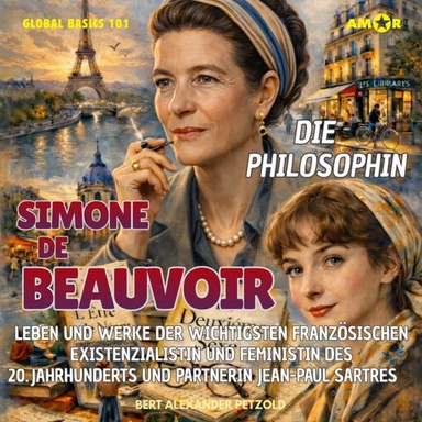 Die Philosophin Simone de Beauvoir - Leben und Werke der französischen Existenzialistin und Feministin des 20. Jahrhunderts und Partnerin Jean-Paul Sartres - Global Basics 101 - Deine Serie für modernes Wissen, Folge 36 (ungekürzt)