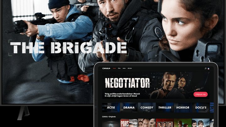 Streamingdienst CANAL+ live in Nederland