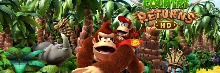 Gratis demo van Donkey Kong Country Returns HD