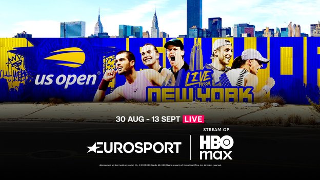 US Open 2026 kijken: waar en wanneer zie je alle wedstrijden live?