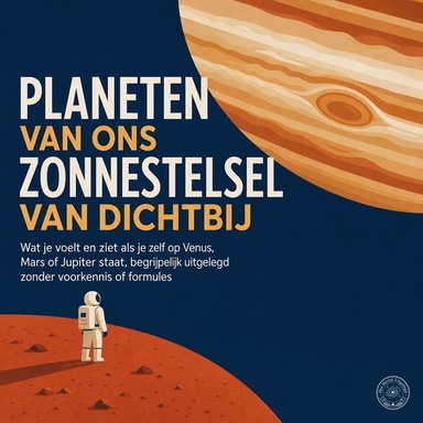 Planeten Van Ons Zonnestelsel Van Dichtbij: Wat Je Voelt En Ziet Als Je Zelf Op Venus, Mars of Jupiter Staat, Begrijpelijk Uitgelegd Zonder Voorkennis of Formules