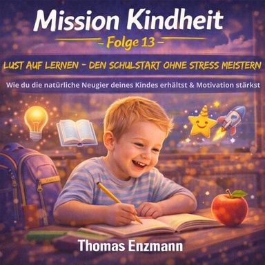 MISSION KINDHEIT - Folge 13 - Lust auf Lernen - Den Schulstart ohne Stress meistern: Wie du die natürliche Neugier deines Kindes erhältst & Motivation stärkst