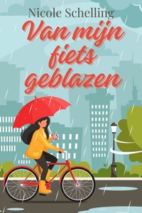 Van mijn fiets geblazen