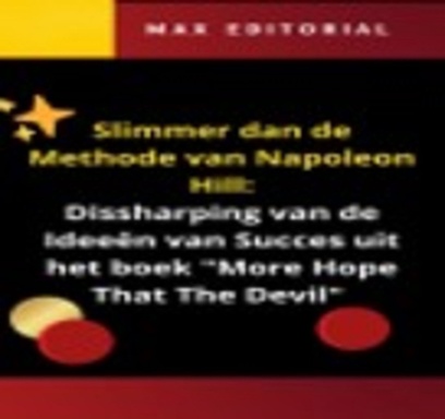 Slimmer dan de Methode van Napoleon Hill