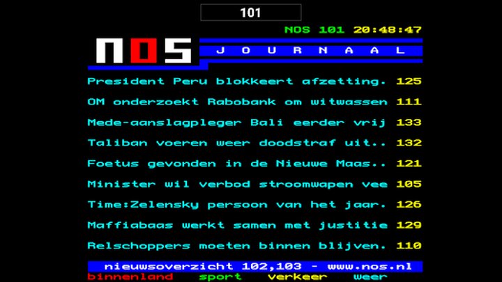 Van pagina 101 tot 818: 45 jaar Teletekst-nostalgie