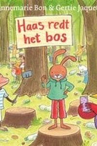 Haas redt het bos