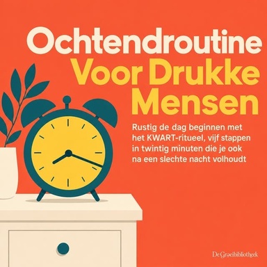 Ochtendroutine Voor Drukke Mensen: Rustig De Dag Beginnen Met Het KWART Ritueel, Vijf Stappen in Twintig Minuten Die Je Ook Na Een Slechte Nacht Volhoudt